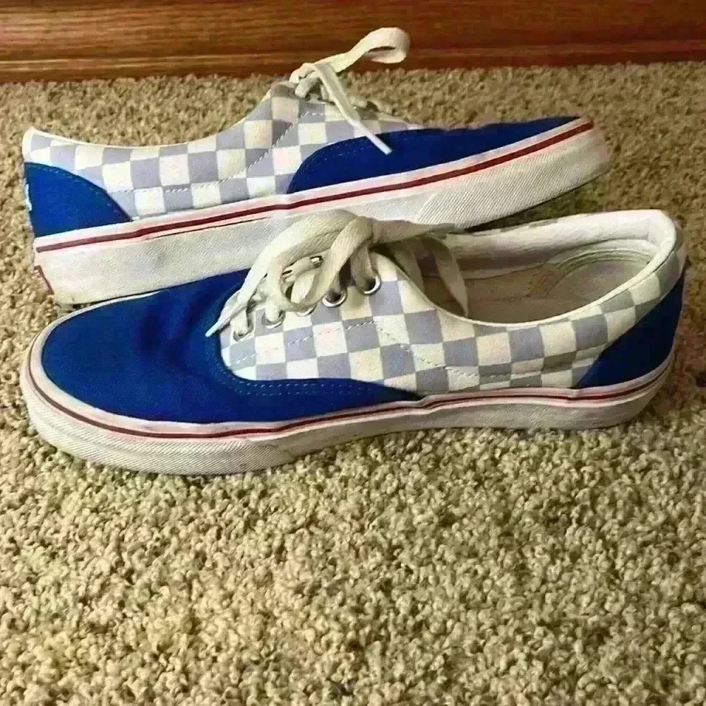 VANS Custom Design Checkerboard Laceup Men’s 6.5/Women’s 8